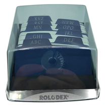 Vintage Rubbermaid Rolodex Desktop File Organizer Alphabet Dividers Unus... - $14.95