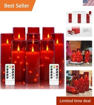 Romantic 9-Piece Flameless Candle Collection with Remote - Perfect for G... - $60.00
