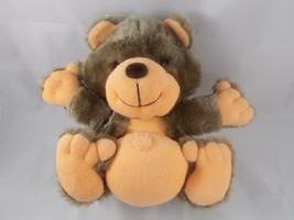 Fairview Bear Plush Terry Cloth Orange Belly Hands Feet 9.5 Inch Stuffed... - $12.95