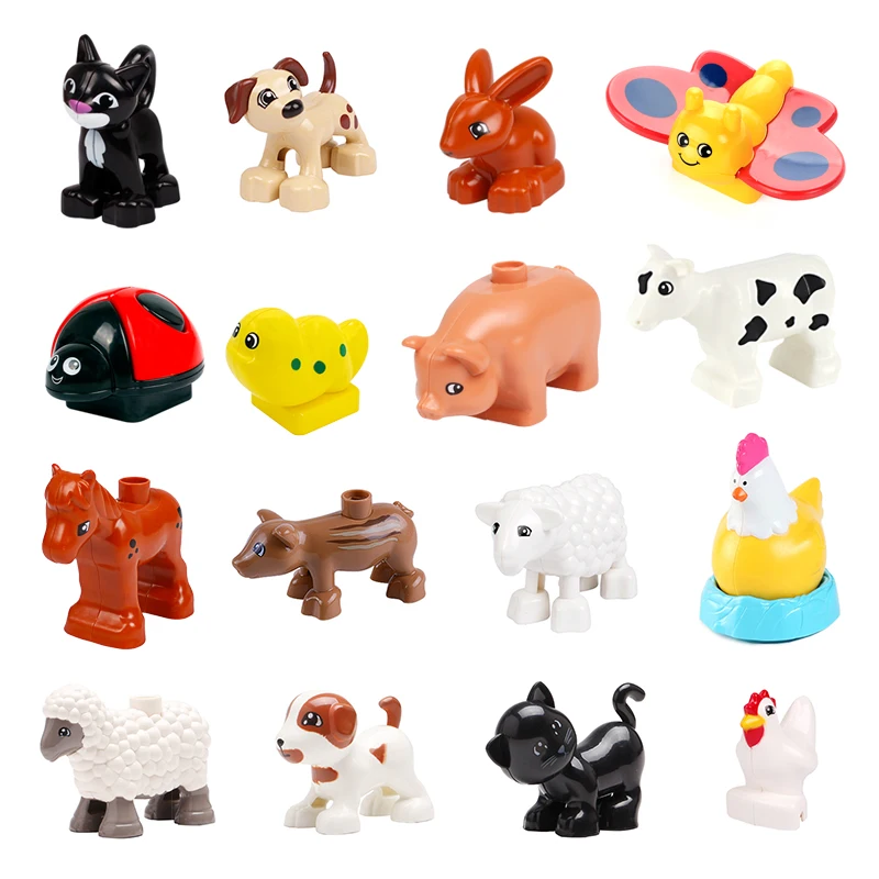 Compatible big building blocks parts figure playground animal coang educational toy for thumb200