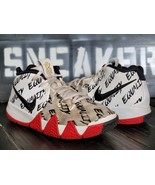 2017 Nike Kyrie 4 Equality BLM White/Red Sneakers AO1321-900 Kid 5.5y Wo... - $101.36 CAD