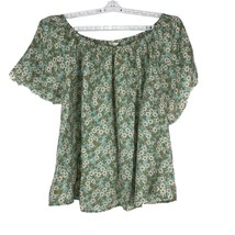 CATO Women&#39;s Plus Size Off the Shoulder Floral Blouse Size 18/20W - £11.16 GBP