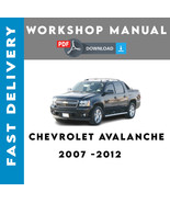 CHEVROLET AVALANCHE 2007 2008 2009 2010 2011 2012 SERVICE REPAIR WORKSHO... - €6,07 EUR