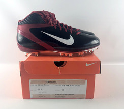 Nike Air Zoom Alpha Talon F05108-266239 Black Red Custom NFL Player - Size 12.5 - £197.83 GBP