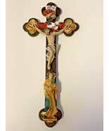 Holy Trinity + Blessed Mary   13&quot; Crucifix ,  New Free Shipping AB-127 - $1,027.08 MXN