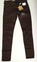 NEW ADRIANO GOLDSCHMIED Legging Super Skinny Jeans, Distressed Plum (Siz... - £47.15 GBP