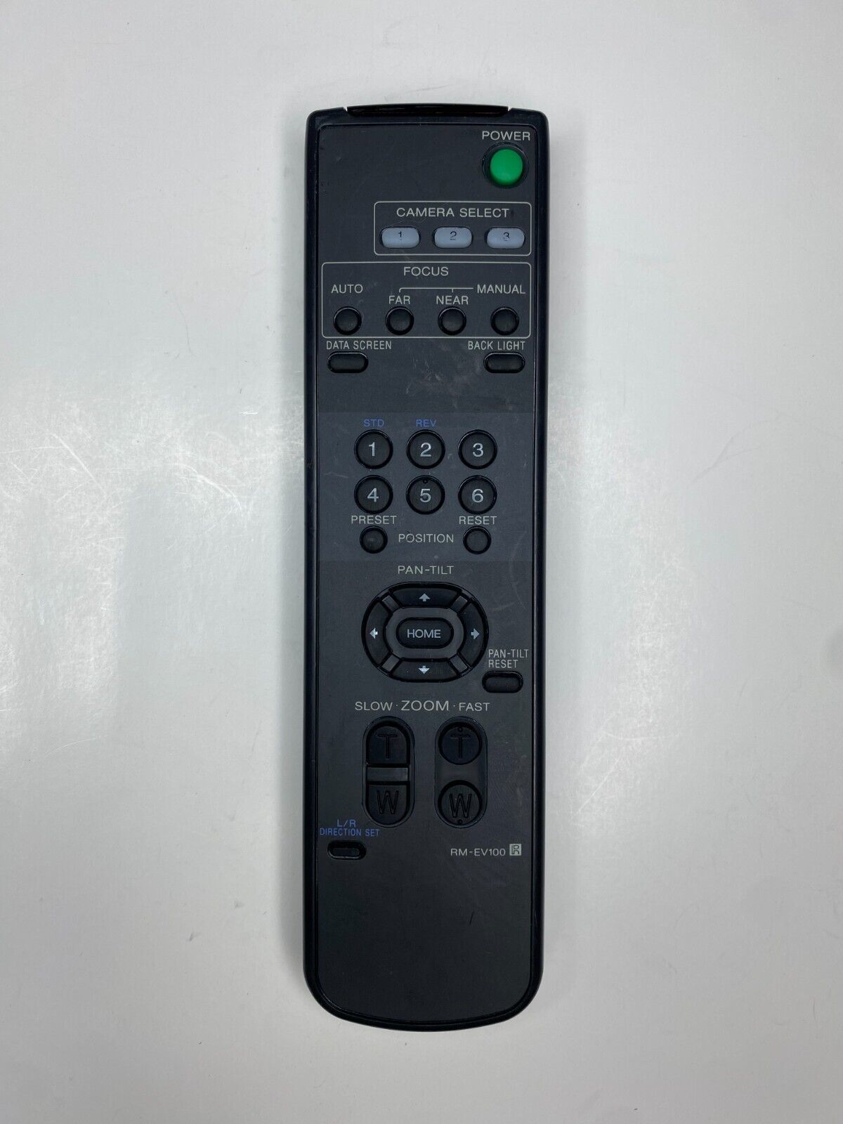 Sony RMEV100 Remote Control, Blk OEM for EVID70 EVID70P EVID100