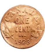 Canadá One Cent 1923 - King George V Tribute Piece - $18.62 CAD