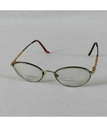 Vintage Metal Round Oval Eyeglass Frames Eyeglasses 49-17-135 Eyewares S... - £23.81 GBP