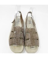 Hotter Womens &#39;Candice&#39; Taupe Reptile Look Leather Slingback Sandal, Siz... - $475.08 MXN