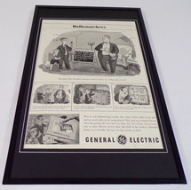 1955 General Electric Light Bulbs Framed 11x17 ORIGINAL Advertising Poster - $69.29