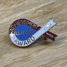 Vintage WIBC Bowling Achievement Award Ribbon Lapel Hat Pin Brooch - £9.34 GBP