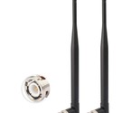 Uhf 400Mhz-900Mhz Antenna Bnc Male Antennae 2-Pack For Ham Radio Alinco ... - £13.64 GBP