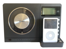 Teac I Pod Cd Player AM/FM Stereo Micro Hi-Fi System MC-DX32i No Cords - £14.10 GBP