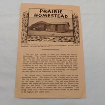 Vintage Praire Homestead South Dakota Brochure With Rodeo Ad - $9.90