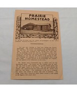 Vintage Praire Homestead South Dakota Brochure With Rodeo Ad - $9.90