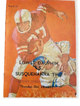 Program Football Hummelstown PA Lower Dauphin High School vs Susquehanna 1963 Oc - $20.43