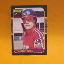 1987 Leaf Canadian #199 Carlton Fisk Chicago White Sox HOF Baseball Card - £1.07 GBP