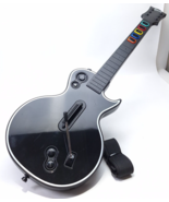Guitar Hero PS3 Wireless Black Gibson Les Paul 95121.805 With Strap *NO ... - $47.67