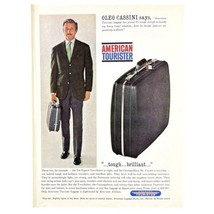 American Tourister Print Ad 1963 8x11&quot; Vintage 60s Oleg Cassini Luggage Travel - £12.52 GBP