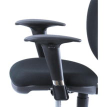 Safco Metro Chair Adjustable-height Arm Set - Black - 2 / Pair - $120.99