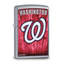 Zippo® MLB®  Washington Nationals Street Chrome™ Lighter - £27.45 GBP