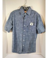 Ripndip Jungle Lord Nermal Shirt Black Grey Skateboard skater Button Up - $33.95