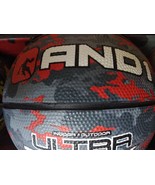 AND1 MINI Camouflage BASKETBALL MINI SIZE - 22.5&quot; Colors Black, Gray &amp; Red - €11,06 EUR