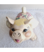 Vintage  KAY FINCH PIG Figure HAPPY SMILING PINK PIG CALIFORNIA ART POTTERY - $874.36 MXN