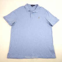 Polo Ralph Lauren Polo Shirt Men&#39;s 2XL Classic Fit Preppy Pony Light Blue - £15.65 GBP