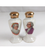 Vintage George &amp; Martha Washington Mt. Vernon Souvenir Salt &amp; Pepper Sha... - €8,38 EUR