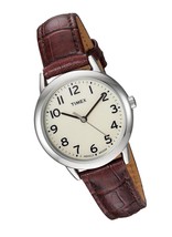 Women&#39;s Easy Reader Leather Strap 30mm Watch - $120.58