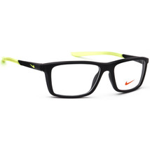 Nike Men&#39;s Eyeglasses 5040 001 Matte Black/Neon Green Square Frame 50[]1... - $179.99