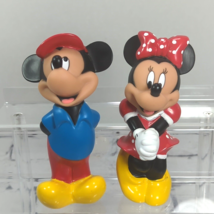 Disney Mickey Minnie Rubber Bath Toys Lot of 2 vintage  - $9.89
