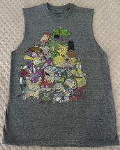 Rugrats Gray Tank Top TV Show Cartoon Movie 90’s Chuckie Angelica Tommy ... - $9.98