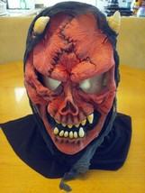 Demon WARRIOR Mask Hood HALLOWEEN Costume cinema legion of doom devil di... - £12.66 GBP