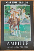 Paul Ambille - Original Exhibition Poster - Triad Gallery - Poster - 1989- Sh... - $131.95