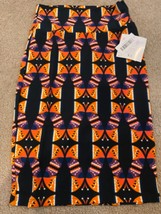 LuLaRoe Cassie Pencil Skirt Womens Size XS Black butterfly geometric Print NWT - £9.04 GBP