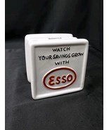 Old Embossed Standard Oil “ESSO” Porcelain Ceramic Block Cube Advertisin... - $39.99