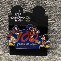 Rare New Disney 100 Years of Magic Mickey Mouse Minnie Goofy Donald Duck Pin KG - £13.98 GBP