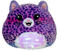 Squishmallow Squad Plush 5&quot;  Leopard Pink Purple Sequin Kelly Toys Mystery Bag - £7.90 GBP