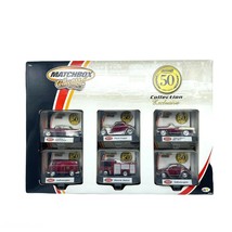 Matchbox 50 Collection Cadillac Ford Chevrolet Volkswagen Dennis Sabre 6... - £30.26 GBP