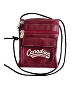 Roots Canada Leather Satchel Bag Olympic Team 2002 Vintage Red  - $811.77 MXN