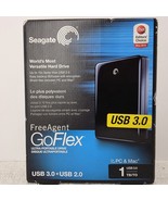 Seagate FreeAgent GoFlex 1TB USB 3 Or 2  External Hard Drive STAA1000101... - $832.63 MXN