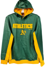 Majestic Athletic Youth Oakland Athletics Geo Strike Pullover Hoodie LARGE GREEN - $29.69