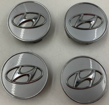 Hyundai Wheel Center Cap Set Gray OEM D02B39028 - $112.49