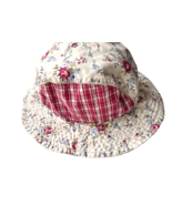 Gymboree Baby Bucket Hat Girls 6-18M Vintage Floral Plaid Sun Cap 6M 12M... - $39.73