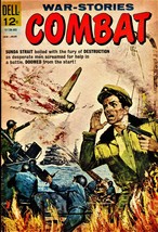 Dell Comic Book #7, Combat War-Stories &quot;Action In The Sunda Strait&quot;, 1963 - £5.27 GBP