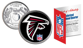 ATLANTA FALCONS NFL Georgia Statehood Quarter U.S. Coin  *Licensed* - £6.69 GBP