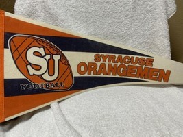 Vintage Syracuse Orange Orangemen University Football Felt Pennant, Rare, Unique - £24.53 GBP